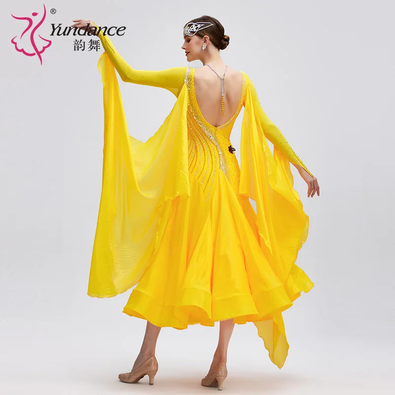 Women's Standard Ballroom Dance Dress For Competition