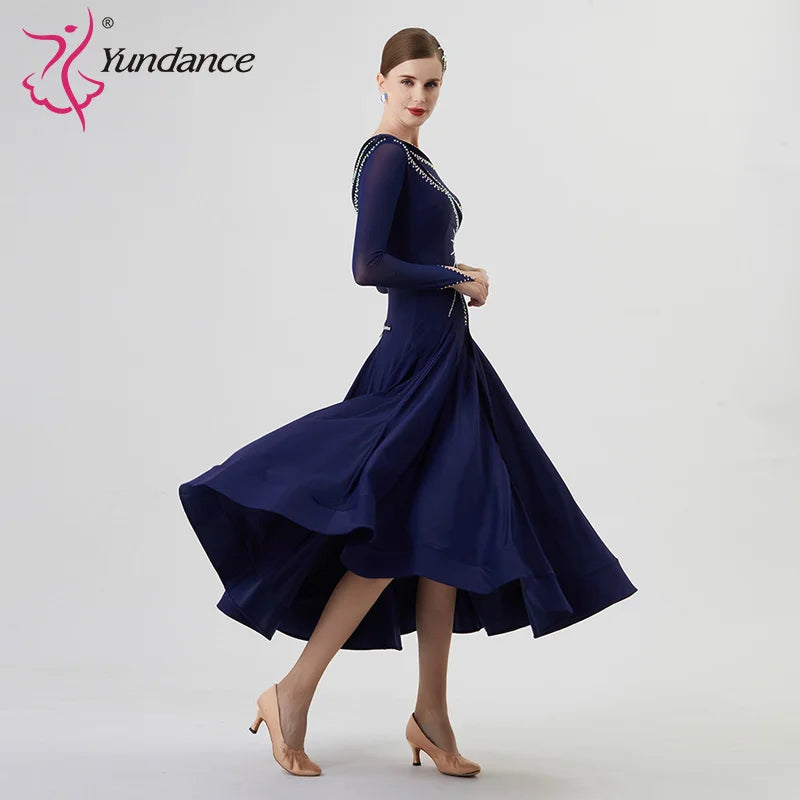 Women's International Standard Ballroom Dance Dress For Stage Performance