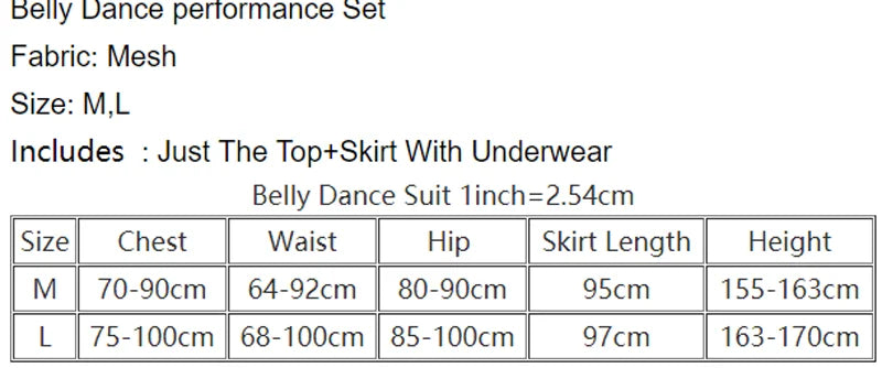 Belly Dance Outfit, Women's Black & White Floral Chiffon Crop Top & High-Slit Skirt, Modern Belly Dance Costume