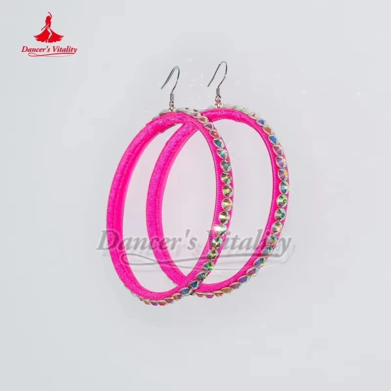 Ballroom Dance Dress Women's Fuchsia Sequin & Rhinestone Open Back Asymmetrical Neckline with Feather Boa Standard Smooth Dance Gown