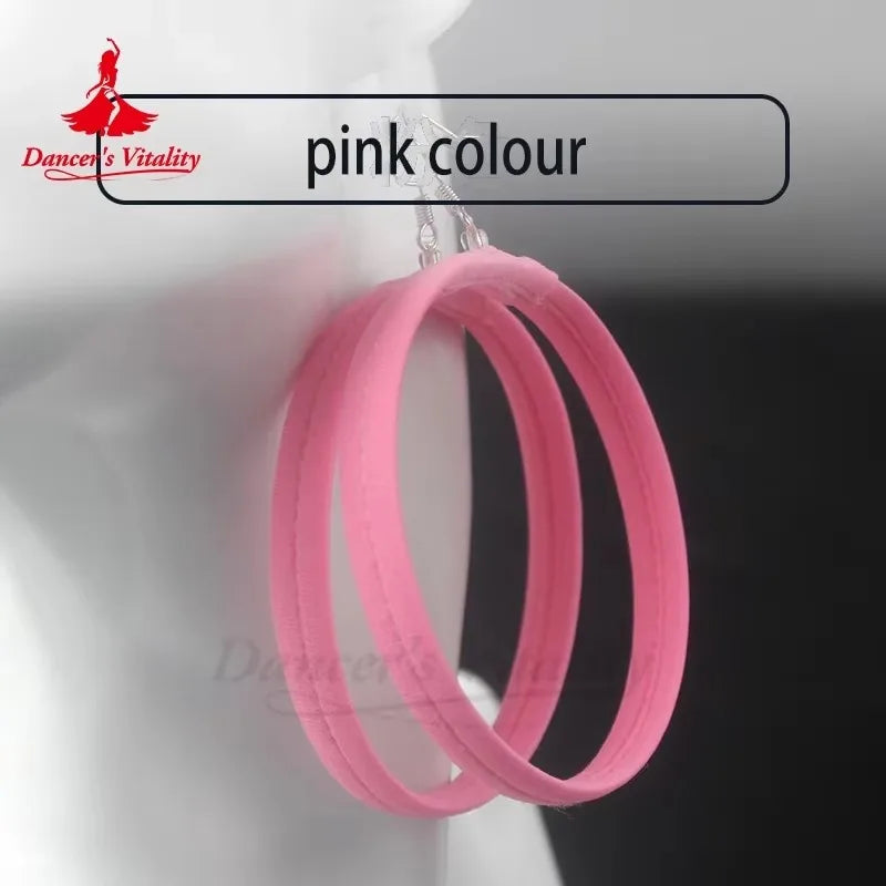 Ballroom Dance Dress Women's Pink Floral Embroidered Mesh Tulle Long Sleeve Open Back Waltz Foxtrot Standard Dance Gown