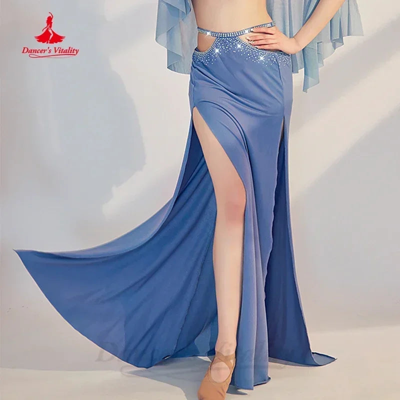 Women's Belly Dance Practice Top and Skirt Set for Class or Performance