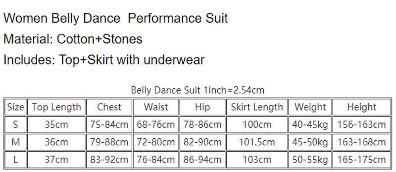 Women's Red Beaded Chiffon Bell Sleeve Crop Top & Drape Skirt Set, Belly Dance Costume
