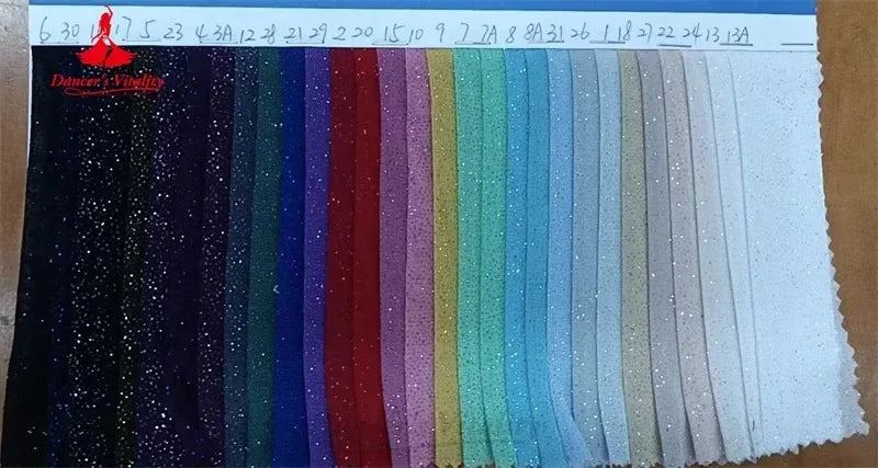 Belly Dance Costume Women's Red Halter Crop Top & Sequin Ruffle Maxi Skirt Set, Shimmer Fabric