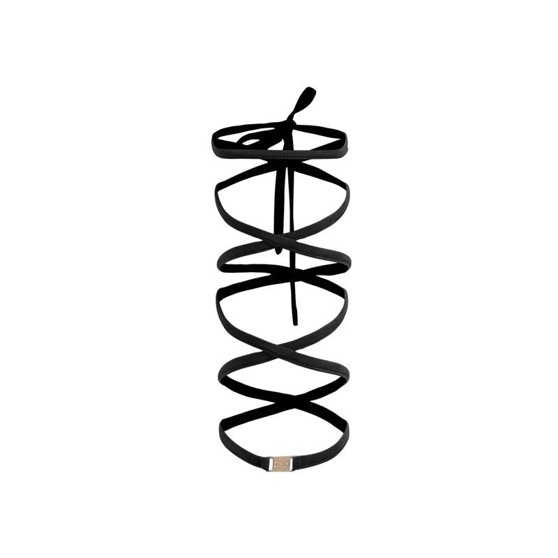 Women's Black Cold Shoulder Fringe Latin Dance Dress with Criss-Cross Cut-Outs