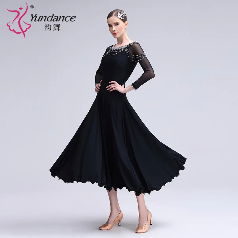 Women's Custom Standard Ballroom Practice Dance Dress For Training