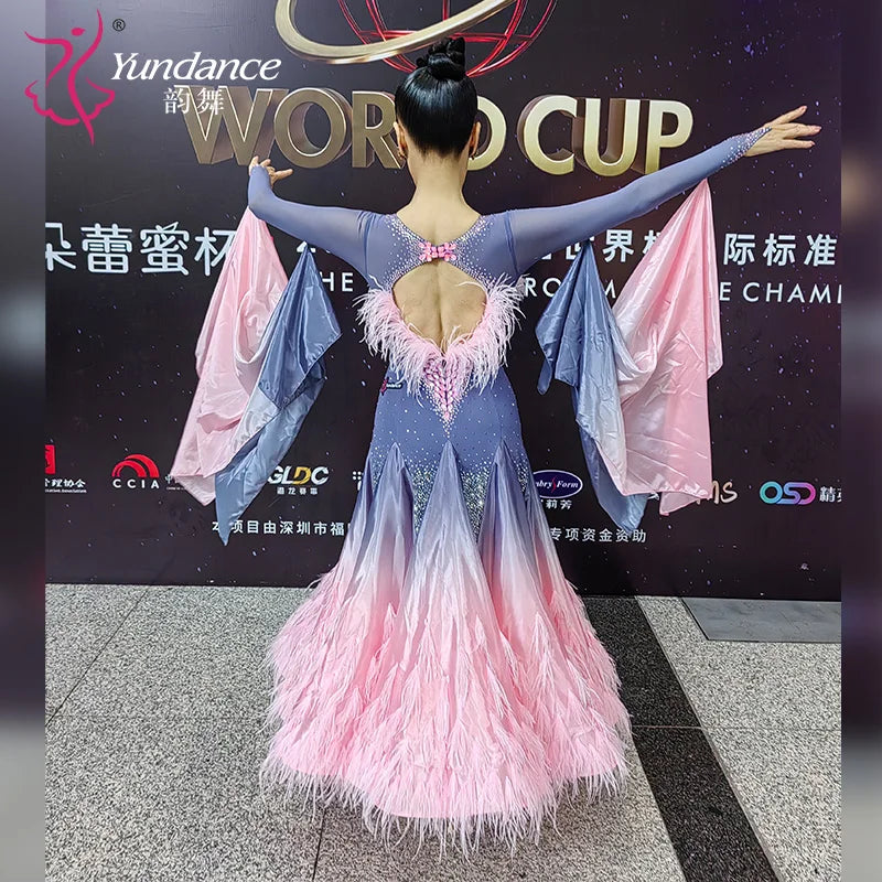 Women's Ballroom Competition Dance Dress Custom Made For Blackpool