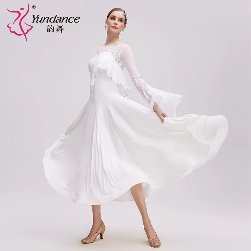 Women's Ballroom Waltz Dance Dress For Practice And Performance