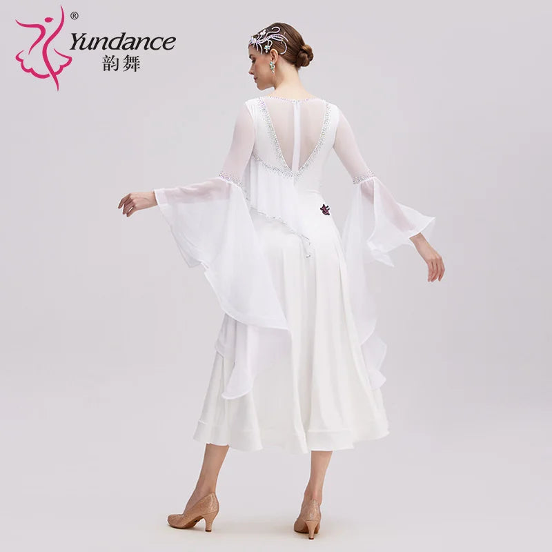 Women's Ballroom Waltz Dance Dress For Practice And Performance