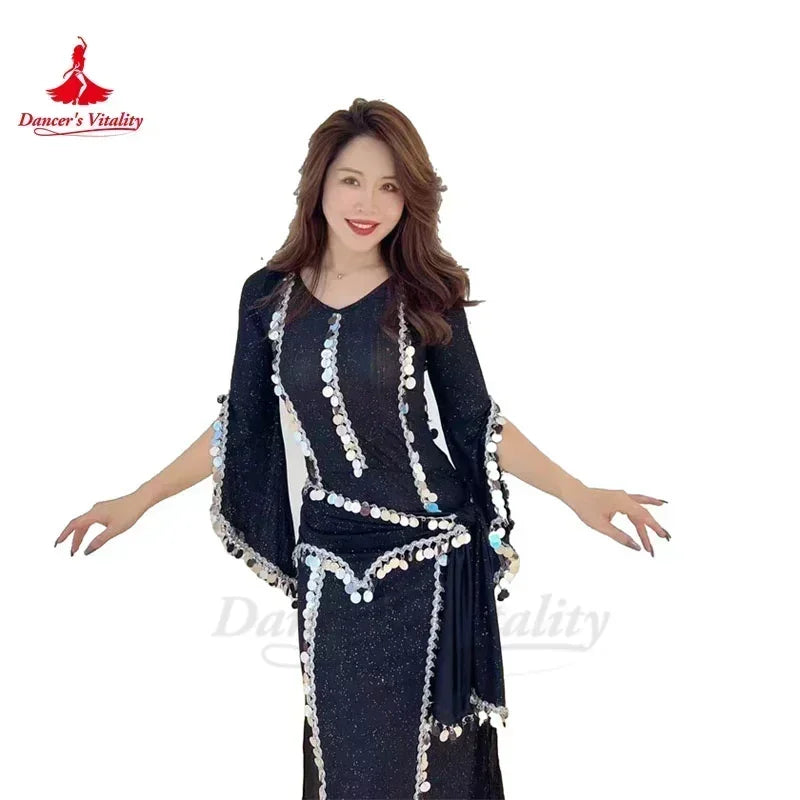 Belly Dance Costume Set With Shaabi, Baladi, Saidi Style For Adults And Kids Performance Competition