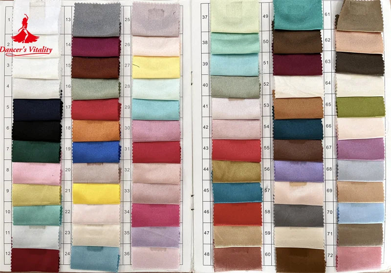 Belly Dance Costume Women's Royal Blue Satin Halter Bra Skirt Set with White Floral Applique and Arm Sleeves