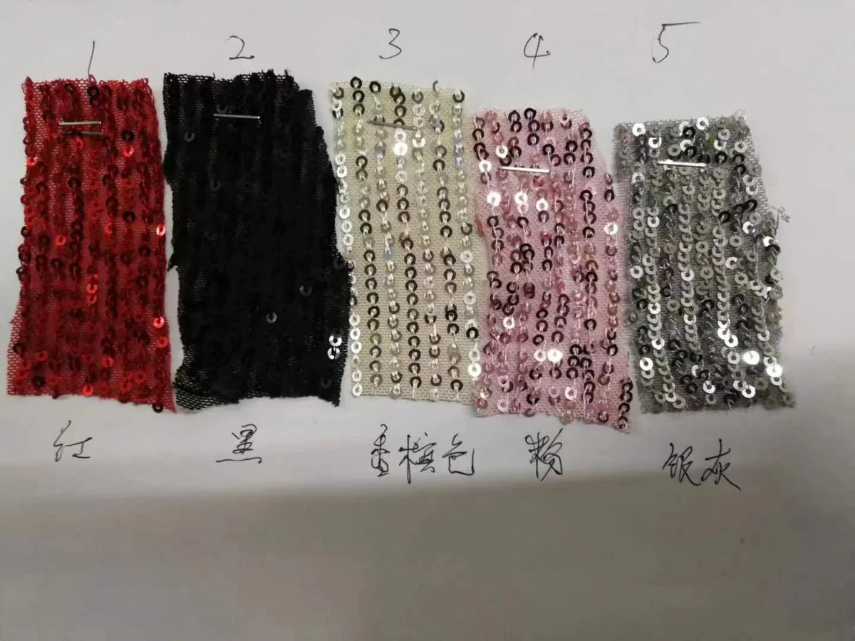 Women's Fuchsia Sequin & Chiffon Latin Ballroom Dance Dress with Halter Neck and Flowing Sleeves