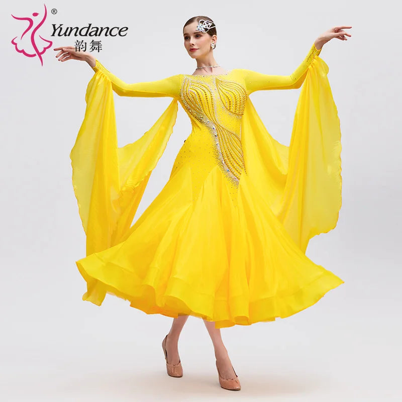 Women's Standard Ballroom Dance Dress For Competition