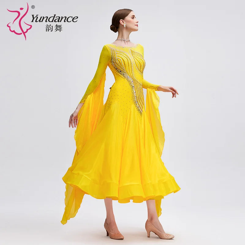 Women's Standard Ballroom Dance Dress For Competition