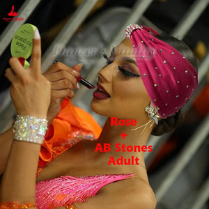 Dance Hair Accessories Women's Multi-Color Rhinestone/Solid Fabric Headbands for Latin Ballroom Dance