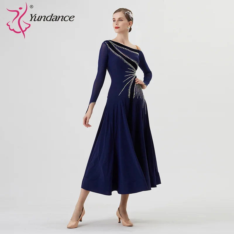 Women's International Standard Ballroom Dance Dress For Stage Performance