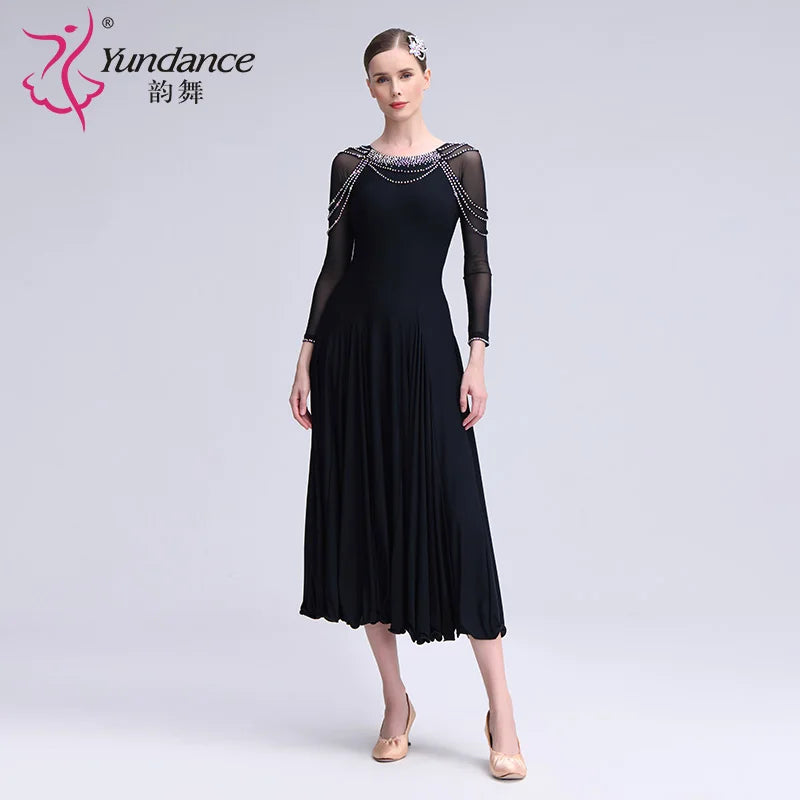 Women's Custom Standard Ballroom Practice Dance Dress For Training