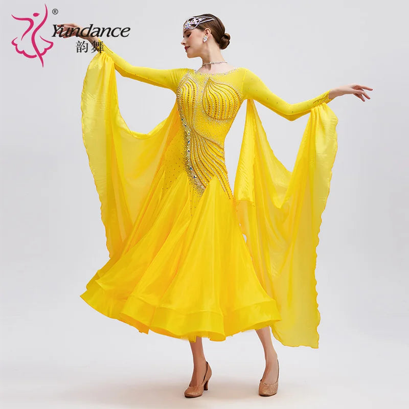 Women's Standard Ballroom Dance Dress For Competition
