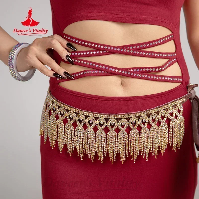 Women’s Belly Dance Practice Dress With Fishtail Hem Modal Fabric For Training