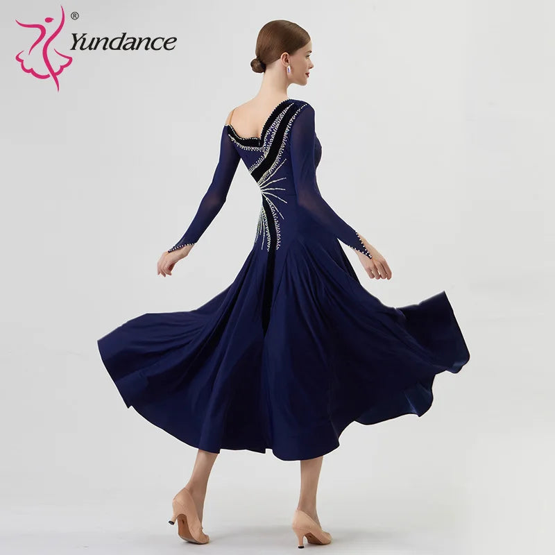 Women's International Standard Ballroom Dance Dress For Stage Performance