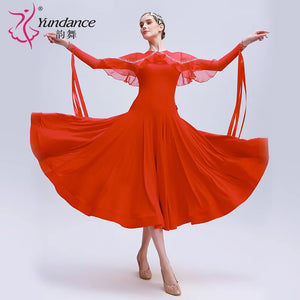 Women's Ballroom Dance Practice Dress International Standard Chiffon For Training