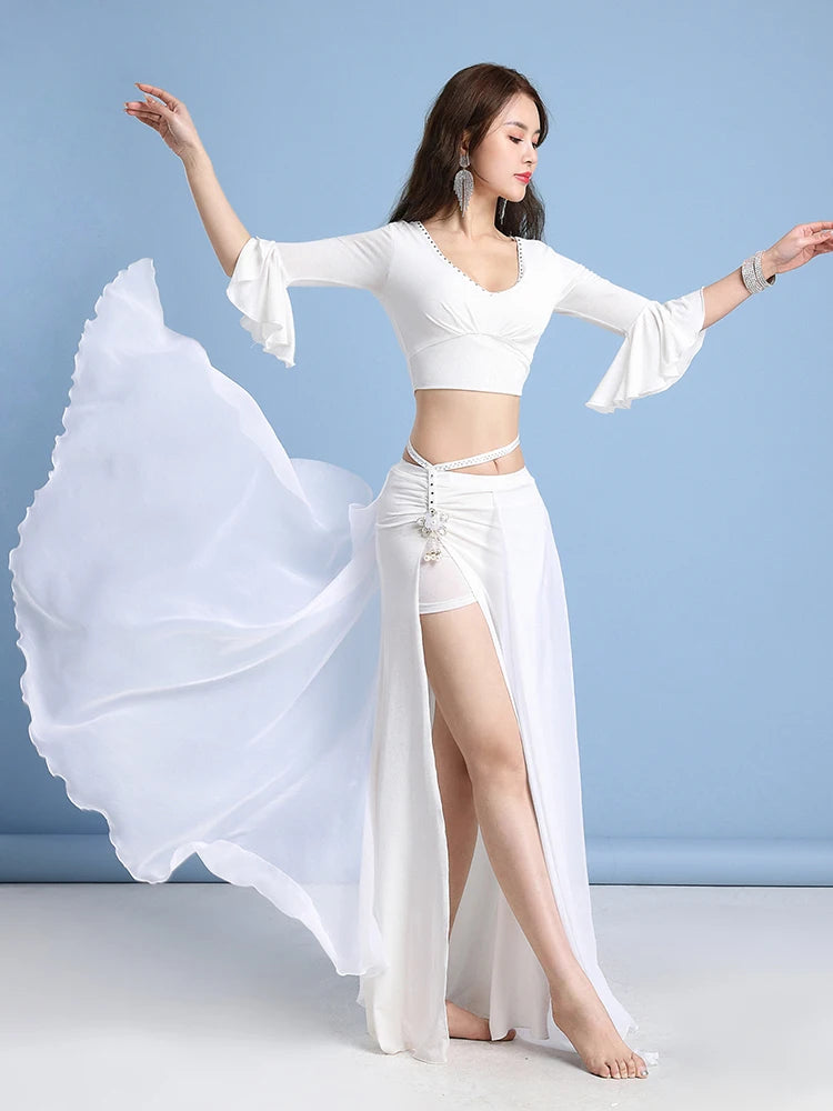 Latin Dance Dress Women's Neon Yellow & Magenta Fringe Performance Set - Rumba Samba Cha Cha