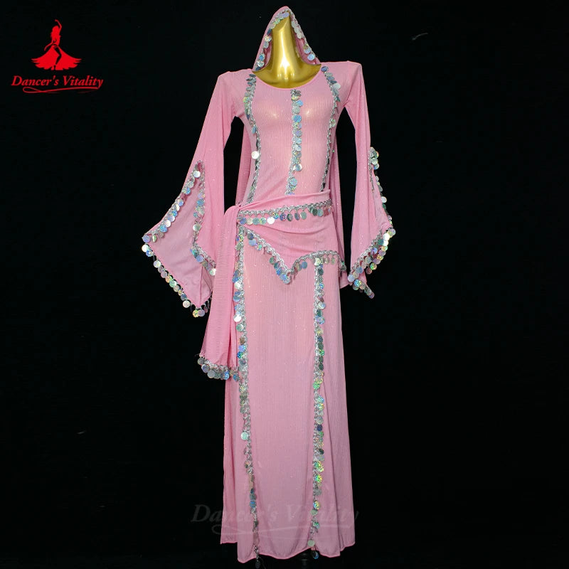 Belly Dance Costume Set With Shaabi, Baladi, Saidi Style For Adults And Kids Performance Competition