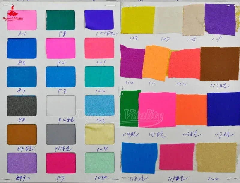 Women's Ballroom Dress Long Sleeve Gradient Chiffon Full Skirt For Waltz Foxtrot Quickstep Competition