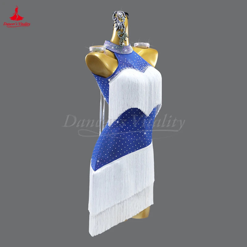 Women's Latin Ballroom Dance Competition Dress For Performance