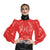 Clear PVC Puff Sleeve Blouse Long Sleeve See-Through Tops Multi-Color Party Clubwear