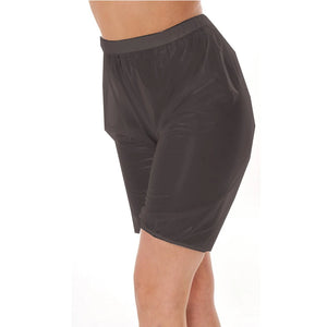 Adult PVC Transparent Elastic Waist Sheer Gym Shorts Multi-Color XS-7XL