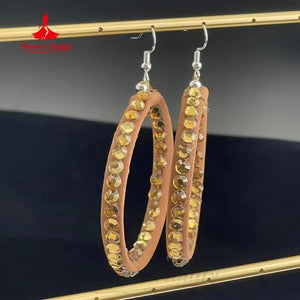 Women's Gold Rhinestone Fringe Latin Dance Dress - Open Back, Long Sleeve, Mesh Bodice