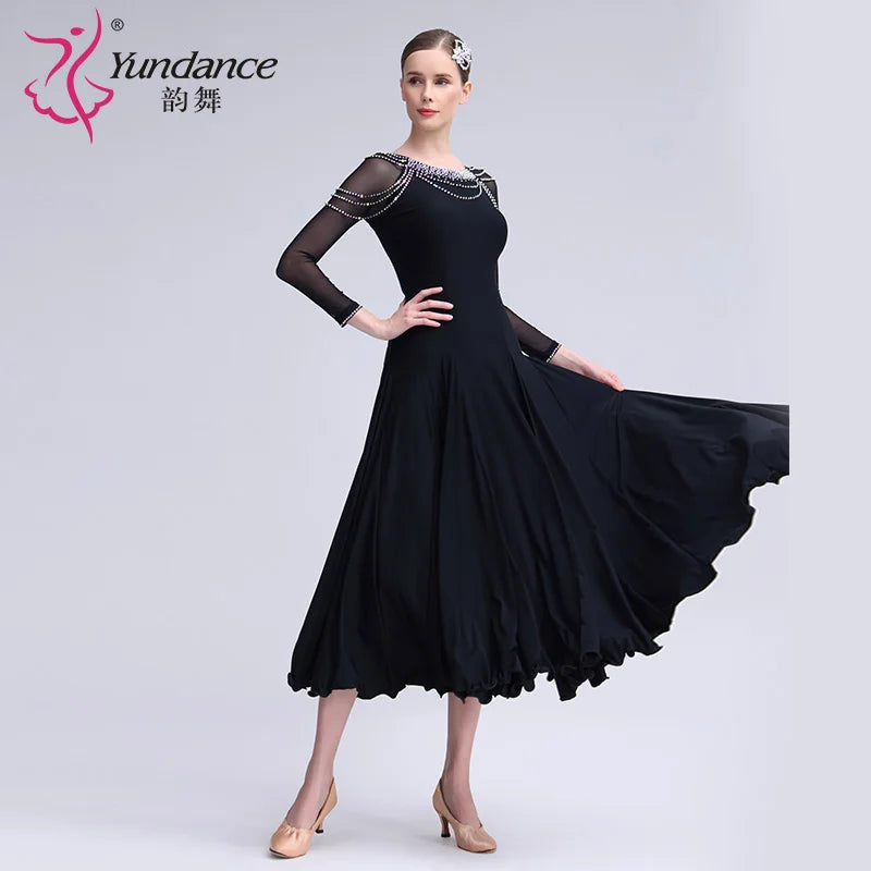 Women's Custom Standard Ballroom Practice Dance Dress For Training