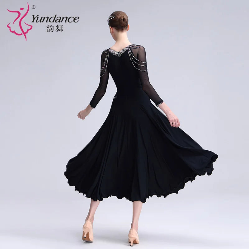 Women's Custom Standard Ballroom Practice Dance Dress For Training