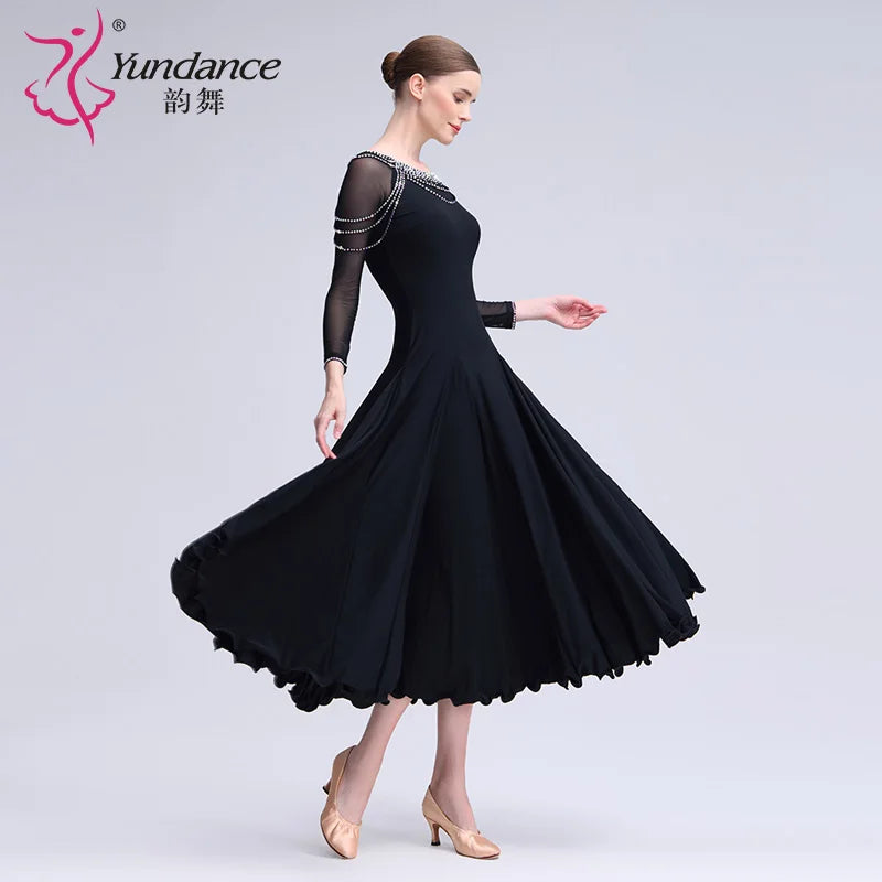 Women's Custom Standard Ballroom Practice Dance Dress For Training