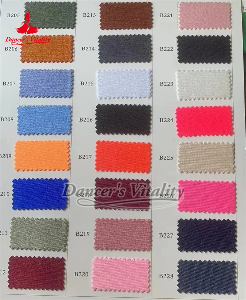 Teen Latin Dance Long-Sleeve Velvet Two-Piece Set For Competition And Training