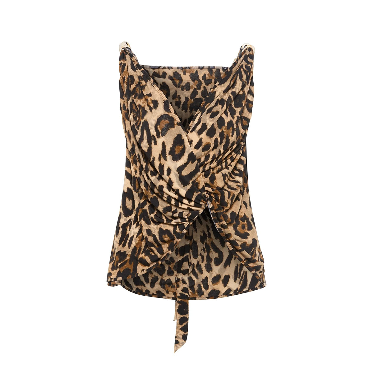 Dance Dress Women's Leopard Print Fringe Latin Dance Rumba Samba Cha Cha Dress