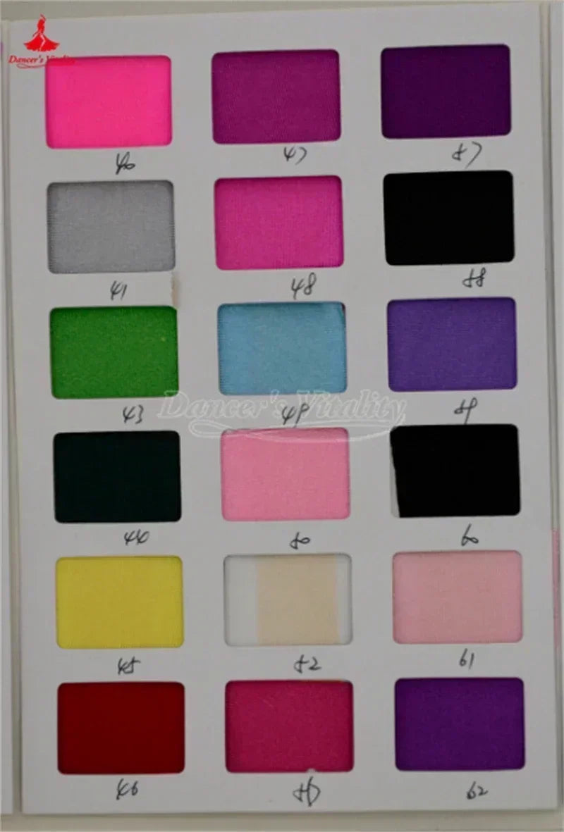 Women's Standard Ballroom Waltz Dance Dress With Long-Sleeve Lace Full Swing Skirt For Performance And Competition