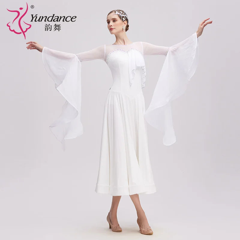 Women's Ballroom Waltz Dance Dress For Practice And Performance