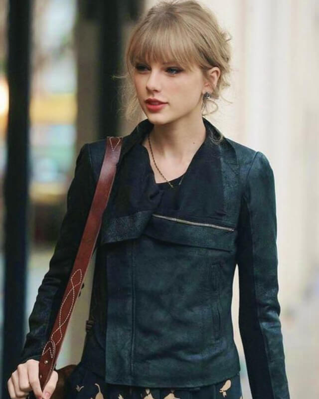Taylor Swift Inspired Street Fashion Leather Jacket for Women