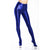 Women's Shiny Metallic PU Leather High-Waisted Footed Leggings Multiple Colors Tight Fit Fitness Streetwear Pants