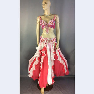 New design high quality Women's belly dance costume sets Halloween costume sexy belly dancing clothes bellydance Christmas wear TF2152+SK37