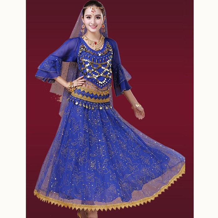 New Lady Belly Dance Costume Sexy Women Bellydance Performance 5pcs Set Dancewear Bellydancing Bollywood Costumes Outfit HY0058
