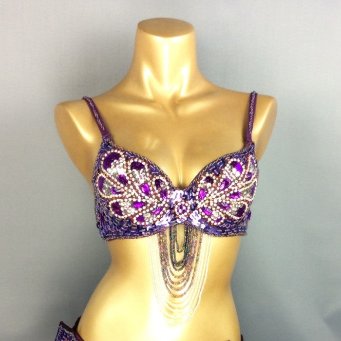Women's belly dance costumes beads bra belly dancing clothes Bellydance Bead Sequins tops BAR1359