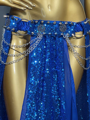 Modern Sexy Tribal belly dance costumes New Performance Gypsy Tribal Dance TF2055