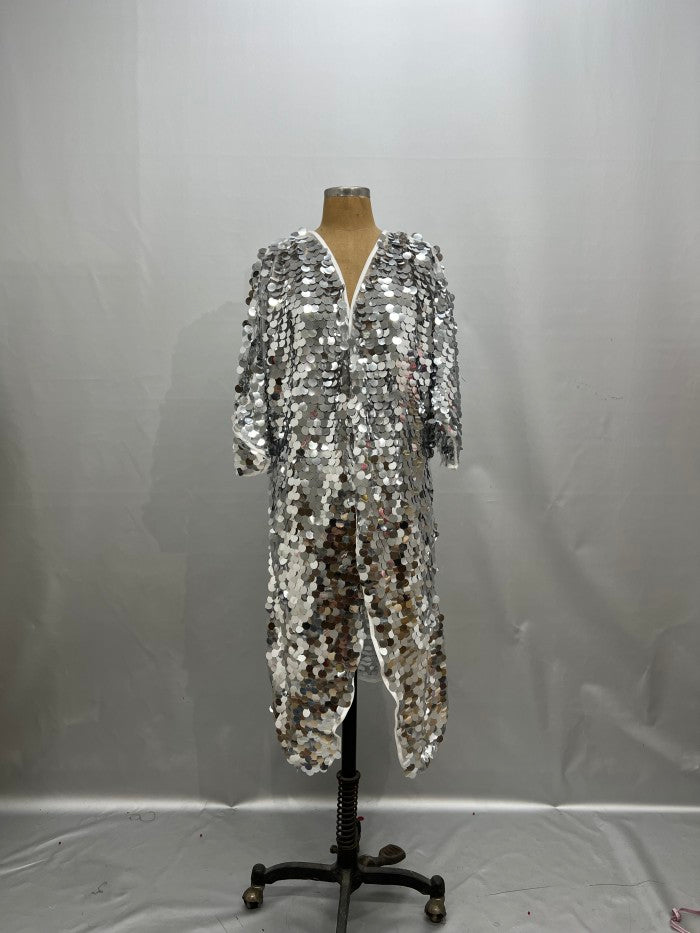 Rave Costumes Long kimono coat stage performance costumes