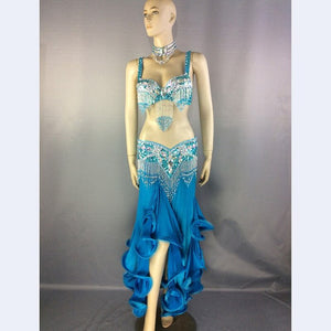 New design high quality Women's belly dance costume sets Halloween costume sexy bellydance christmas wear belly dancing clothes TF1618+SK38