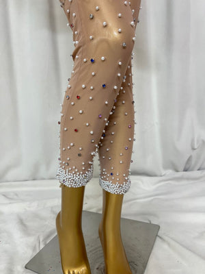 New Style Beading Bodysuit Female carnival costumes
