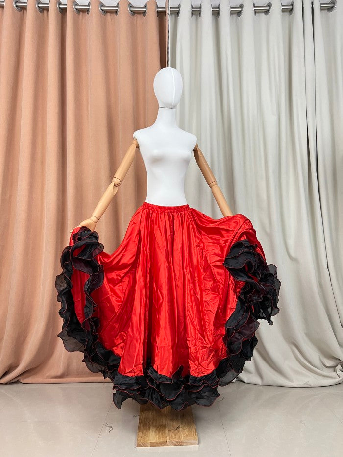 High Quality New Women 720° Belly Dancing Skirt Large Swing Dress Stage Performance Wear Belly Dance Costume SK39