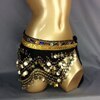 HOT SALE belly dance hip scarf coins sequins chain dancing hip scarf warp belllydance costume belt women skirt dancewear 10color HS2006